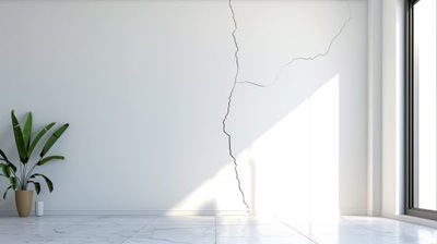 Defectos de construcción y grietas.